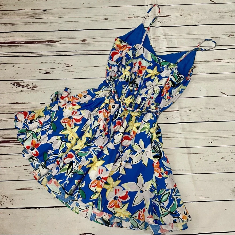 Skies are blue floral dress - Picture 6 of 6